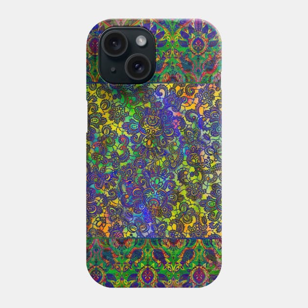 Bohemian hippie boho design Phone Case by redwitchart