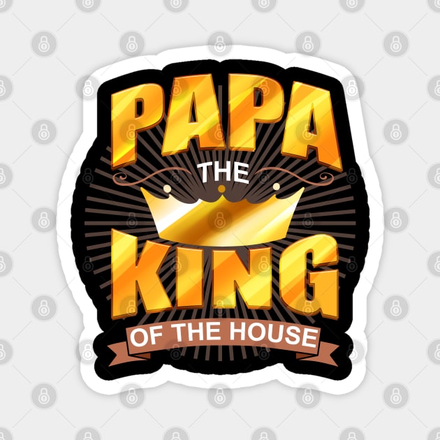 Papa The King Magnet by creative