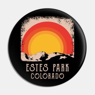 Retro Estes Park Colorado Pin