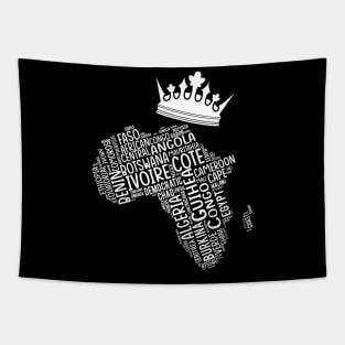 Black History, Africa Map, Colors, African American, light Tapestry