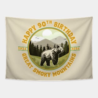 Great Smoky Mountains National Park Happy 90th Birthday Tapestry