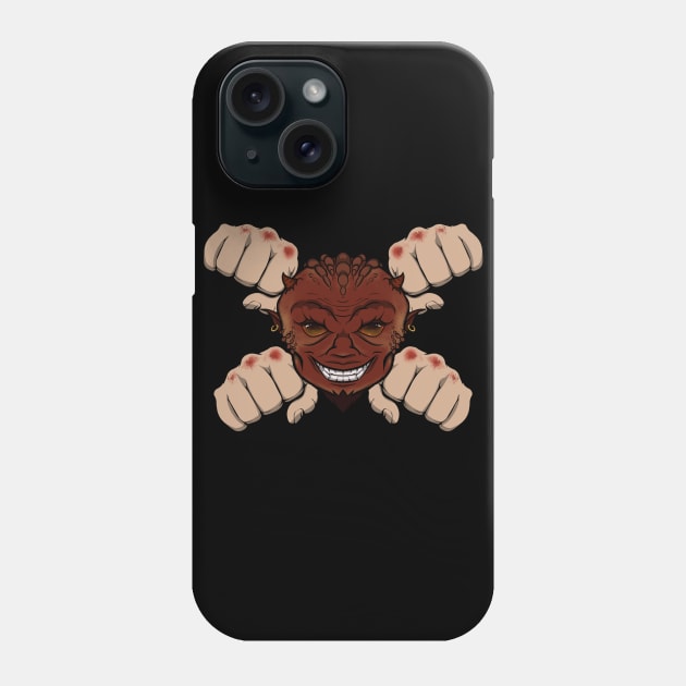 Brae knuckle Devil (no caption) Phone Case by RampArt