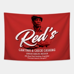 Red's Cantina & Check Cashing Tapestry