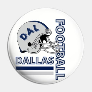 Dallas Football Vintage Style Pin