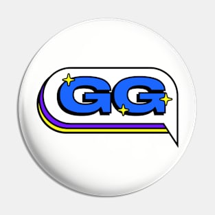 GG Good Game Video games Retro gaming Pin