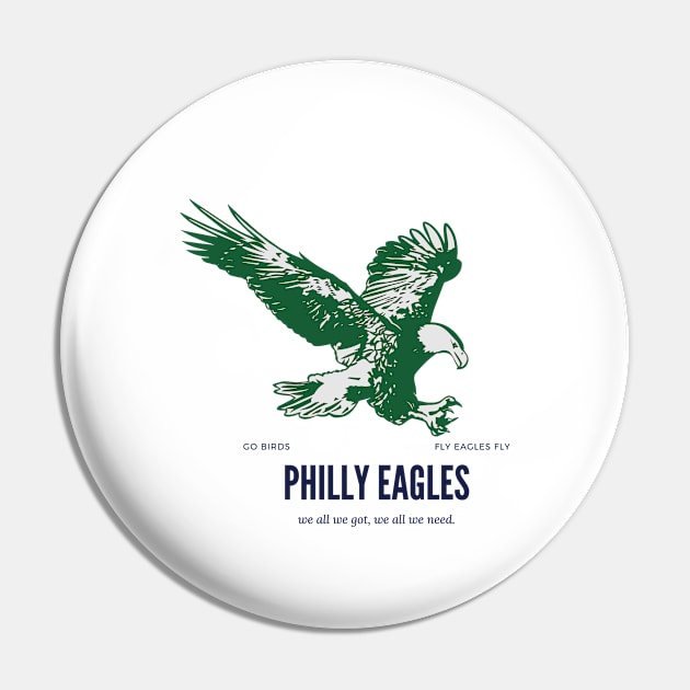 Philly Eagles (White font) - Philadelphia Eagles Pin by cheesefries