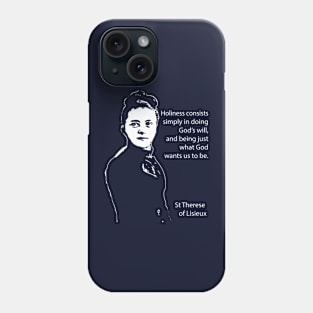 St. Therese of Lisieux Phone Case