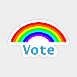 Rainbow Vote Magnet