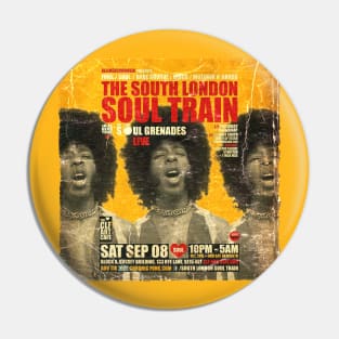 POSTER TOUR - SOUL TRAIN THE SOUTH LONDON 56 Pin