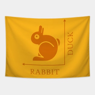 Duck Rabbit Illusion Tapestry