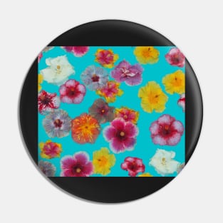 Hibiscus Pool Party Pin