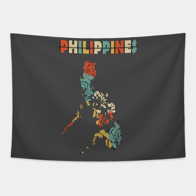 Philippines Pride Tshirt Tapestry by camillekayart