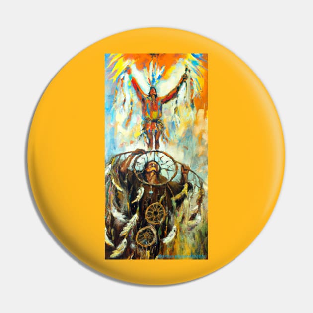 RAIN DANCE CHIEF Pin by Art Unplugged