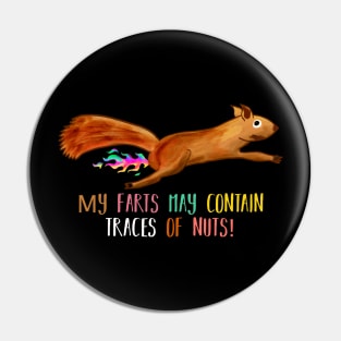 May contain traces of nuts Pin