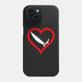 Heart with catamaran Phone Case