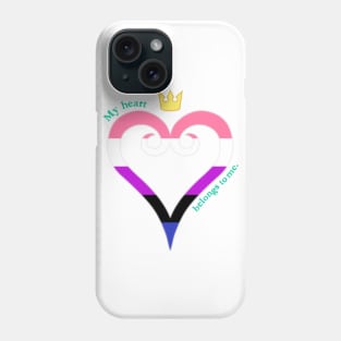 Gender Fluid Pride Heart Phone Case