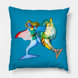 Magical Merfolk Defenders of the Deep Pillow