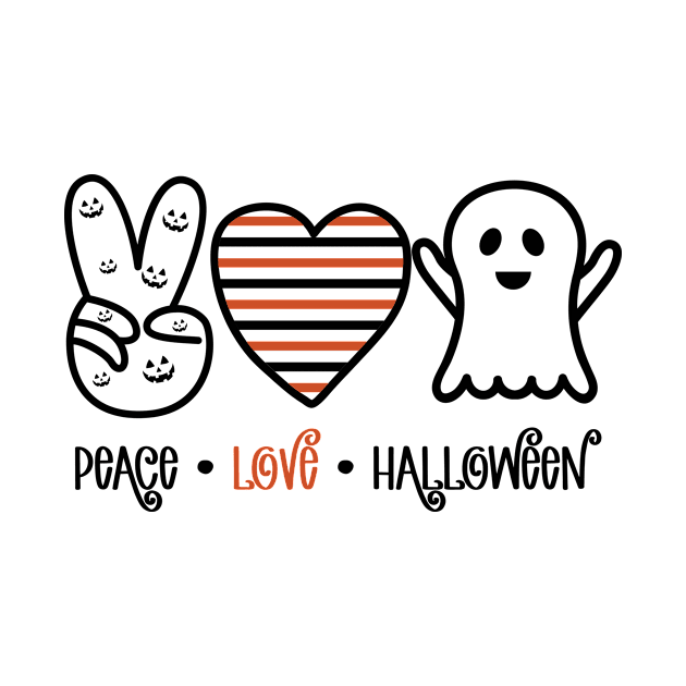 Cute Halloween with Peace and Love! by Marilineandco