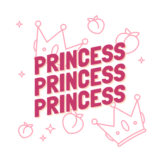 Peach Princess by Tip Top Tee's