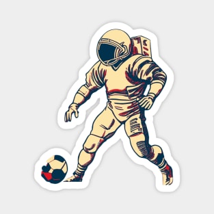 Space Football Astronaut Magnet