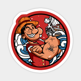 Monkey Popeye Luffy Magnet