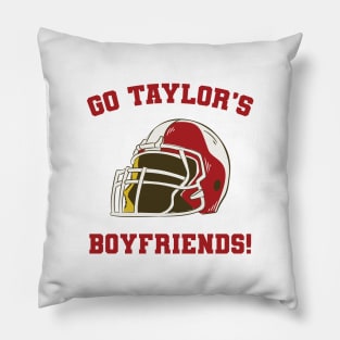 Taylor's Boyfriends Football Pillow