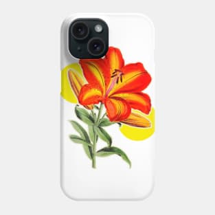 Flower with red petals Phone Case