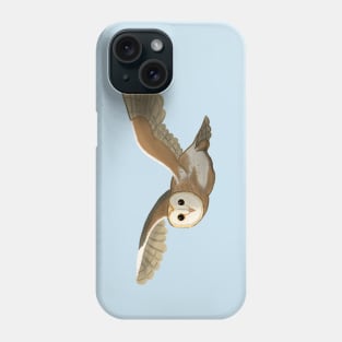 Flying Barn Owl Phone Case