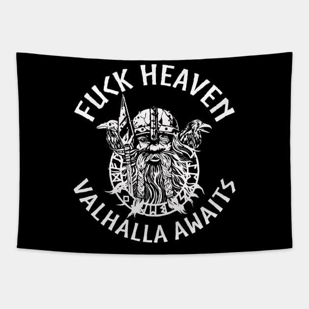 Valhalla Awaits Tapestry by Styr Designs