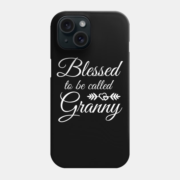 Blessed To Be Called Granny Phone Case by WorkMemes