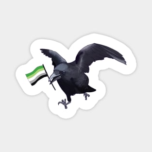 Aromantic Pride Crow Friend Magnet