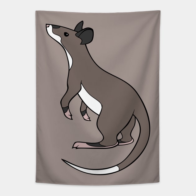 Gambian Pouched Rat Tapestry by DeguArts