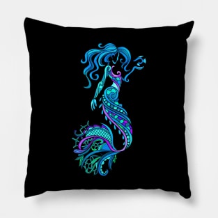 Yemaya Orisha Religion Yoruba Cute Mermaid Girl Pillow