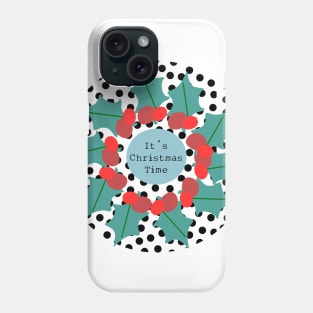 Christmas wreath Phone Case