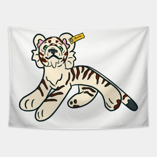 Pretty White tiger Tapestry