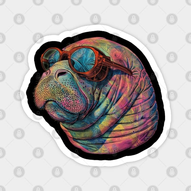 Manatee Maven Magnet by Carnets de Turig