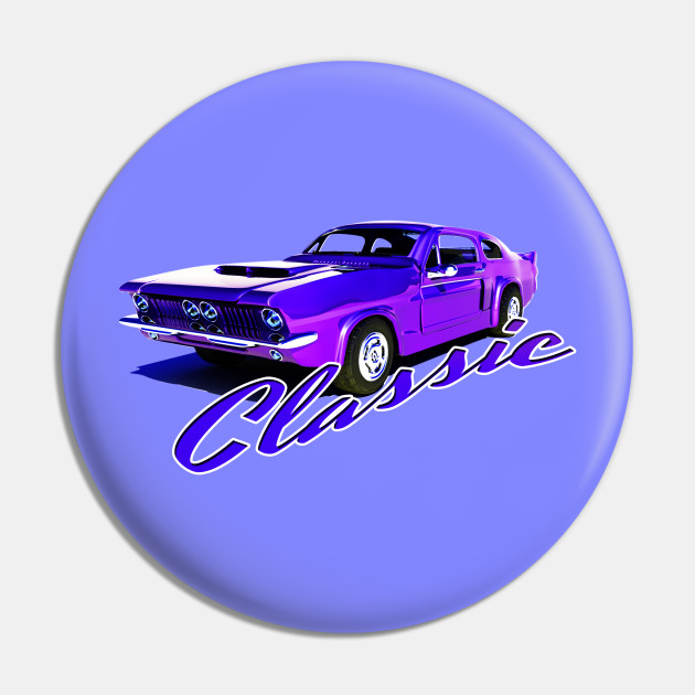 Purple Classic Car Classic Car Pin Teepublic