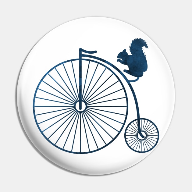 Squirrel on a high wheel Pin by TheJollyMarten