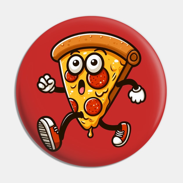 Pizza Fast Food Pin by Plushism