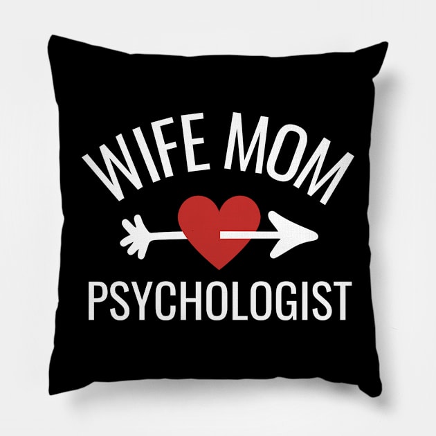 Wife Mom Psychologist Gift Idea Pillow by divinoro trendy boutique