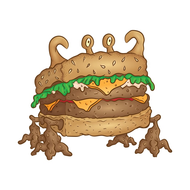 Hamburger Box Monster by digit10designs