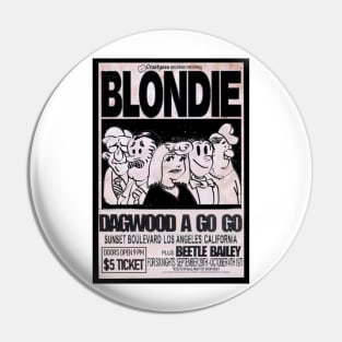 Blondie shirt Pin