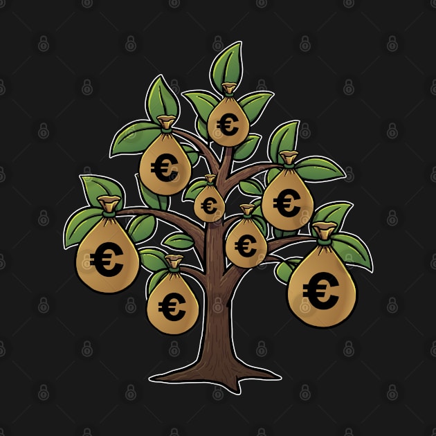 Money Tree Euro by Graphic Garden