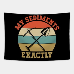 My Sediments Exactly - Funny Geologist Geology Tapestry