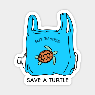 Save The Turtles Save The Ocean Magnet