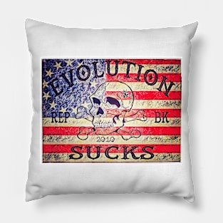 EVOLUTION SUCKS Pillow