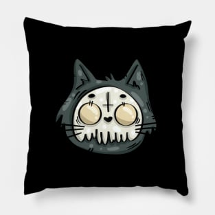 Cats Halloween, Gothic Kittens Pillow