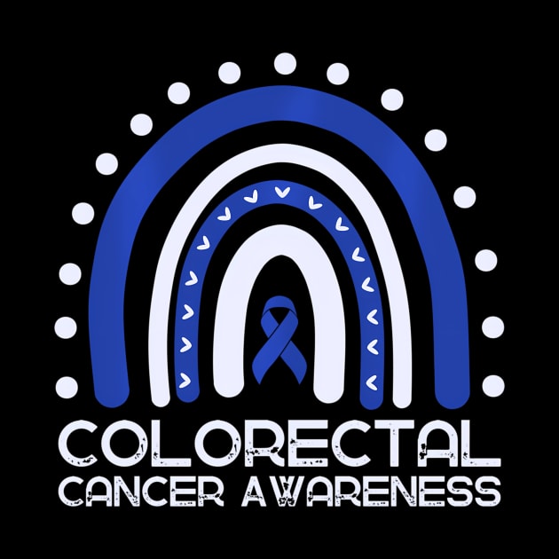 Blue Colorectal Cancer Awareness Month by Blen Man Alexia