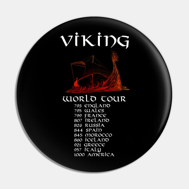Viking World Tour Pin by Styr Designs