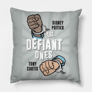 The Defiant Ones - Alternative Movie Poster Pillow